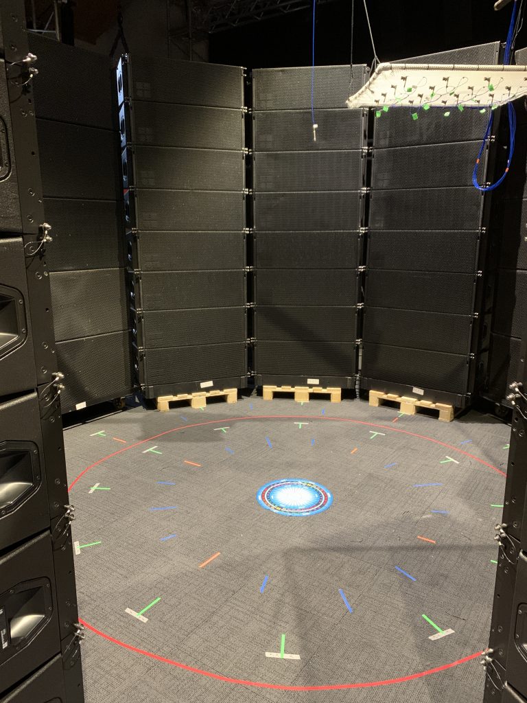 scaled speaker ring in high intensity acoustic testing