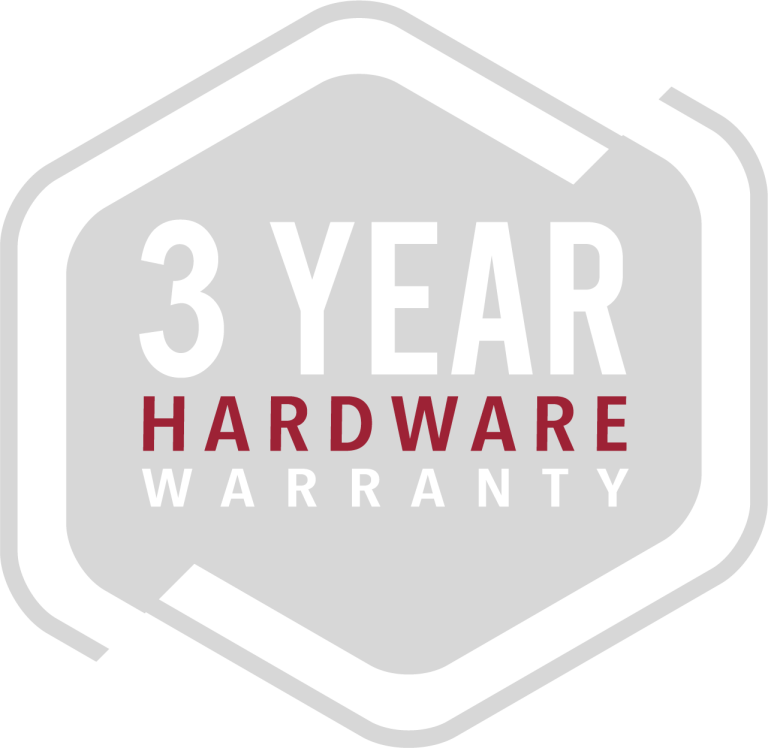 900 Series 3 year hardware warranty