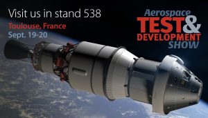 We’re exhibiting at the Aerospace Test and Development Show in Toulouse, France